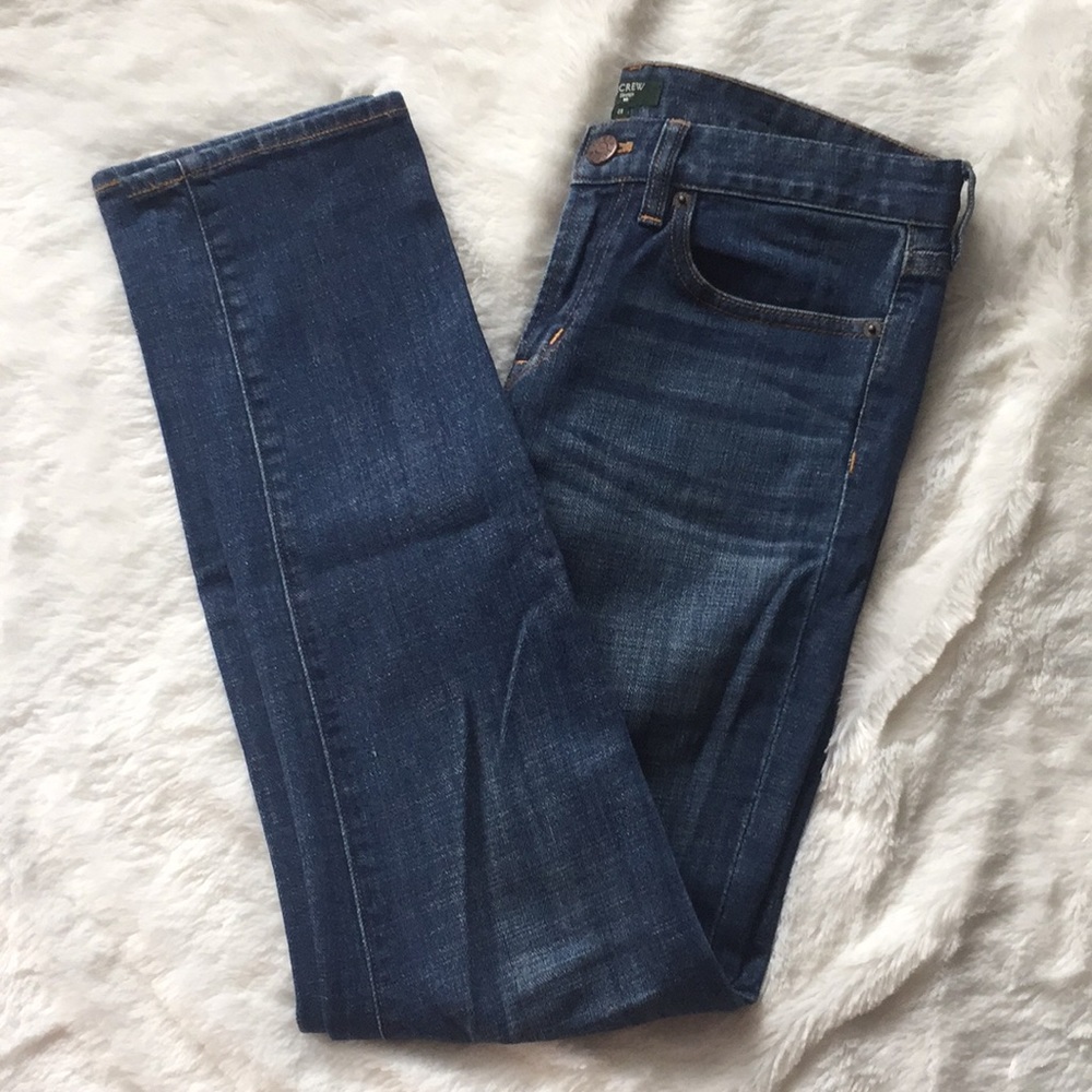Jcrew Factory Stretch toothpick jeans medium wash